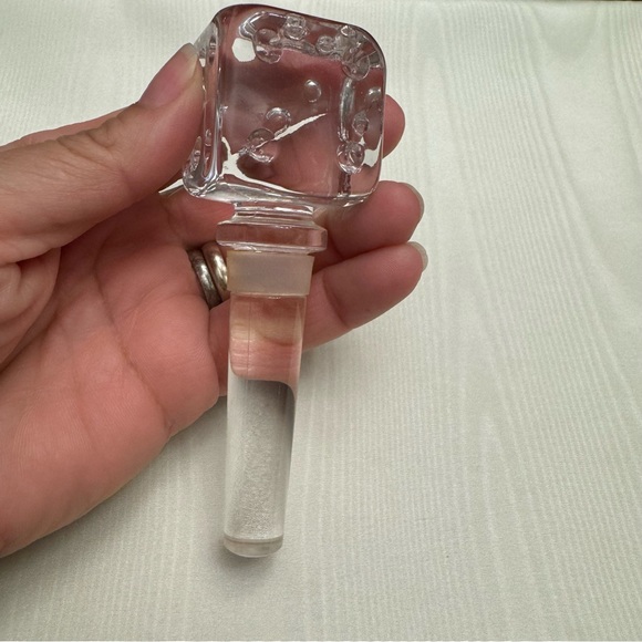 Mikasa Crystal Casino Dice Bottle Wine Stopper - Picture 6 of 13